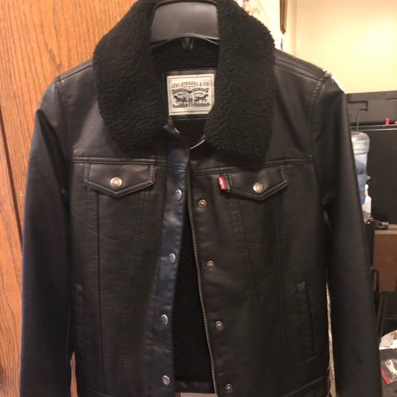Levi Strauss leather lined jacket - Picture 4 of 4